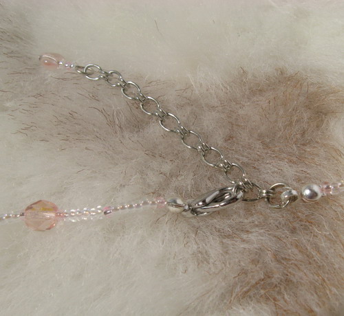 Ожерелье для невесты Лада ручной работы (анкарс, фриволите с бисером)