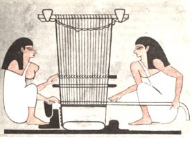 Египетский ткацкий станок